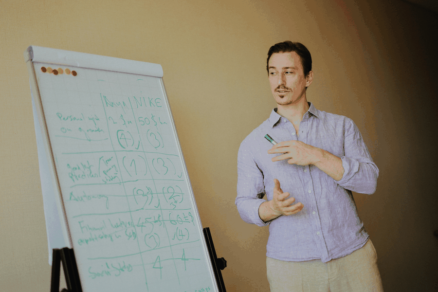 process summary, structured workflows, financial planning, collaborative visualization